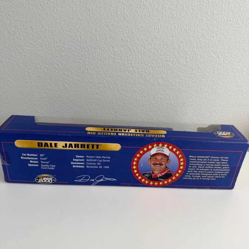 NASCAR 2000 Winners Circle Dale Jarrett 88 Ford Quality Care 1/64 Trailer Rig